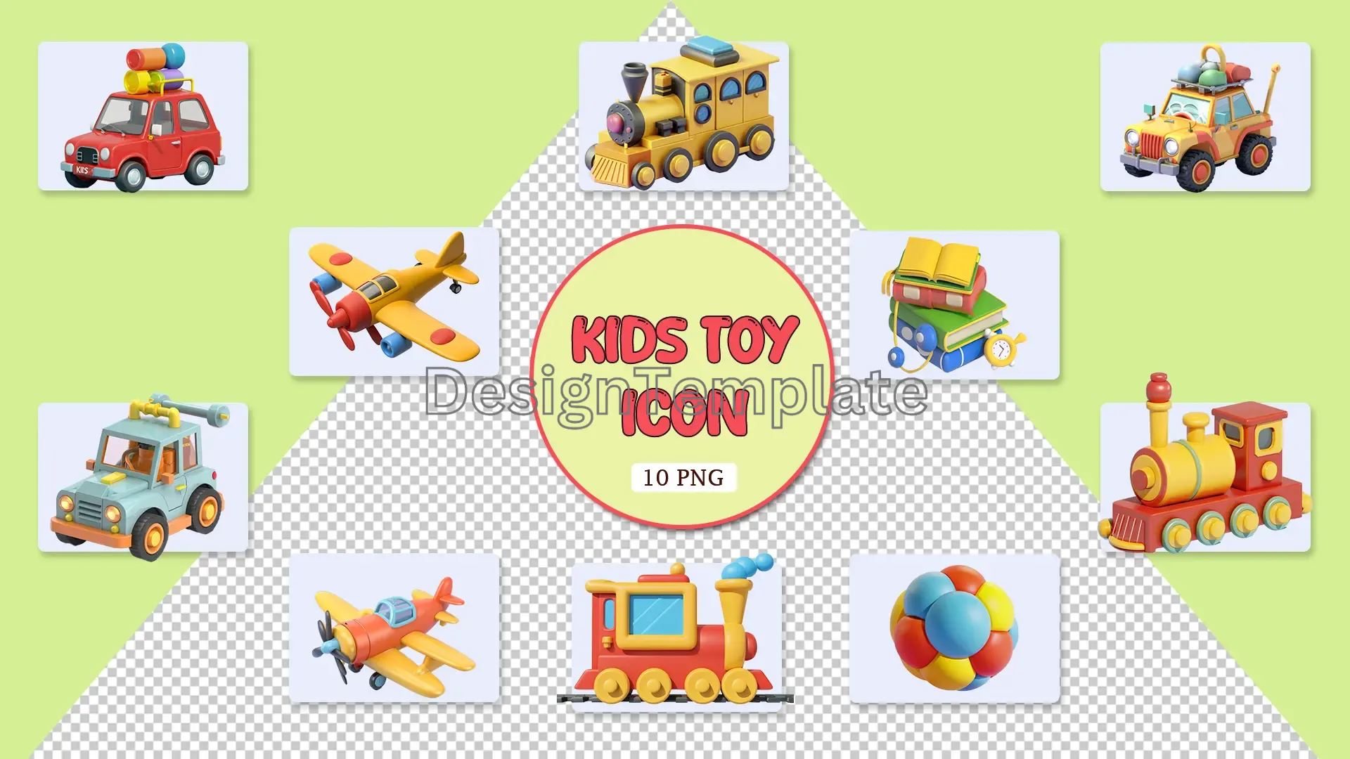 Kids Toy Collection 3D Elements Pack